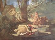 E-cho and Narcissus (mk05) Nicolas Poussin